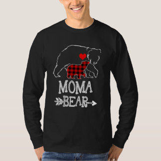 Moma Bear Buffalo Play-julfamiljen Pajama T Shirt