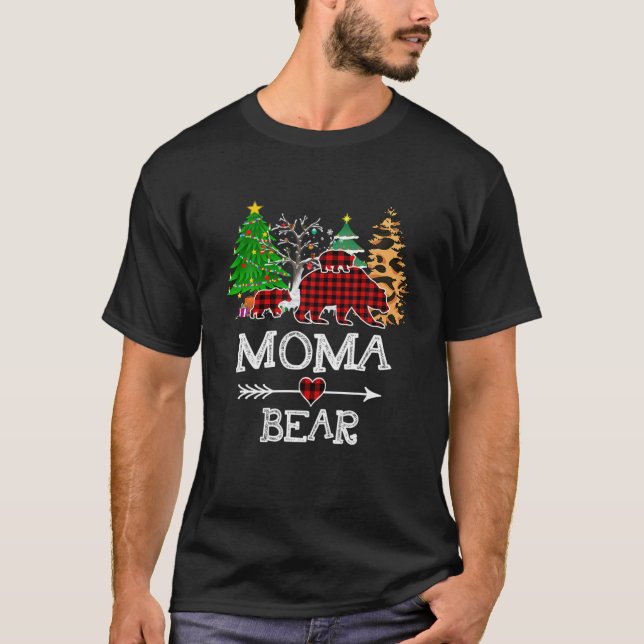 Moma Bear, Red Buffalo Play Moma Bear Pajama T Shirt (Framsida)