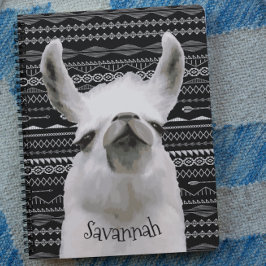 Moma Llama Anteckningsbok Med Spiral