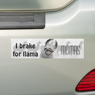 Moma Llama Menhdi Mönster Bildekal