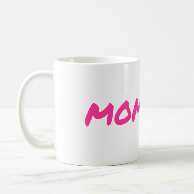 Momager for Chef Dam Mamma Momprenuer Kaffemugg (Vänster)
