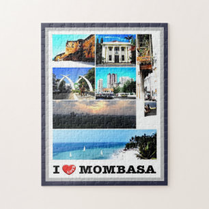 Mombasa - Kenya - I Kärlek - Pussel