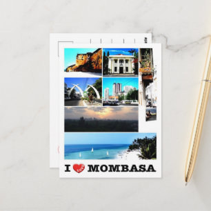 Mombasa - Kenya - Jag älskar - Vykort