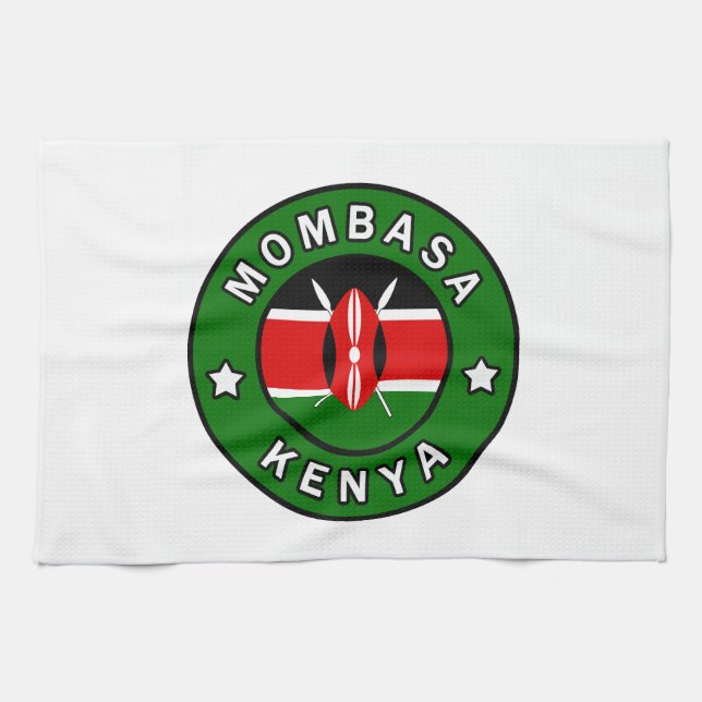 Mombasa Kenya Kökshandduk (Horisontell)