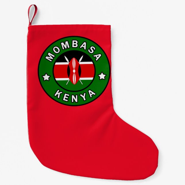 Mombasa Kenya Liten Julstrumpa (Framsidan)