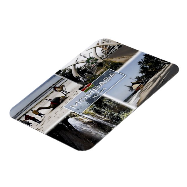 Mombasa - Kenya - Mosaic - Magnet (Vänstra Sidan)
