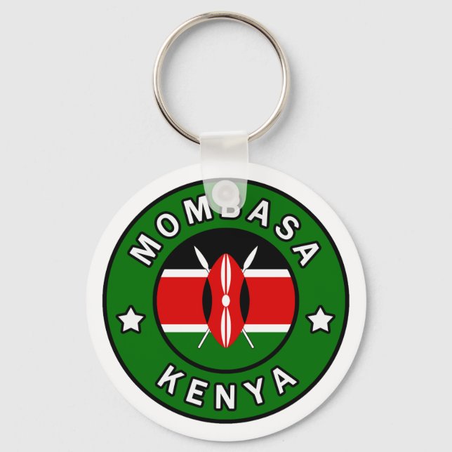 Mombasa Kenya Nyckelring (Framsida)