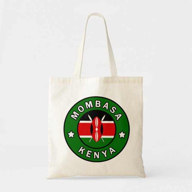 Mombasa Kenya Tygkasse (Framsidan)
