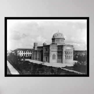 Mombasa, Kenyas katedral 1902 Poster