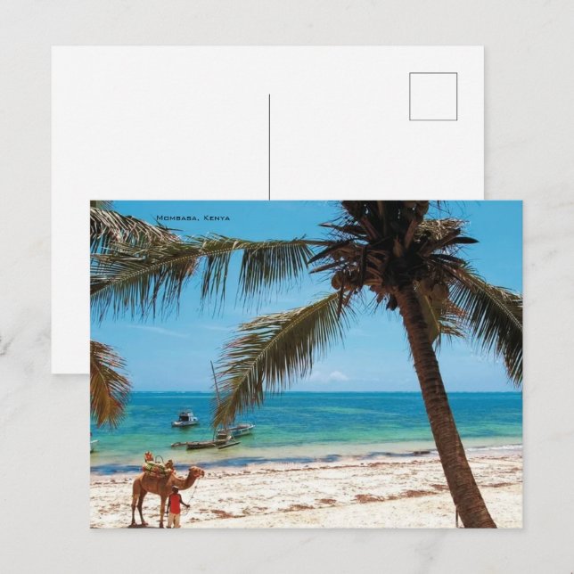 Mombasa-vykort Vykort (Fram/baksida)