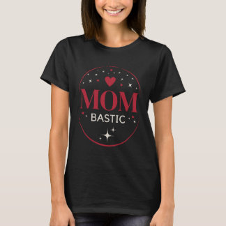 Mombastisk röd utgåva – Elegant mamdesign för mamm T Shirt