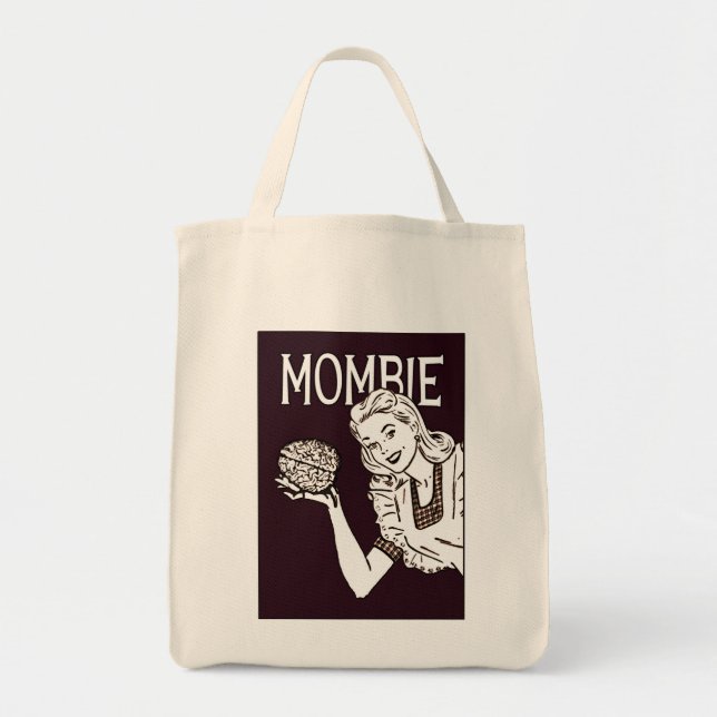 Mombie Retro Zombie Tygkasse (Framsidan)
