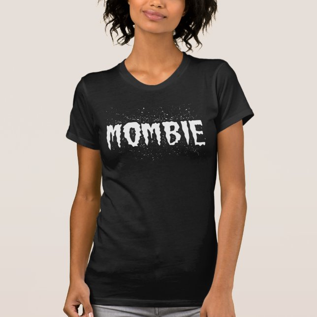 Mombie svart tee shirt (Framsida)