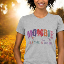 Mombie Zombie med barn kvinnor