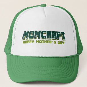 Momcraft Lycklig Mor Day Funny Gamer Mamma Keps