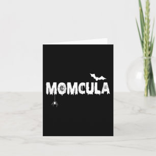 Momcula Tee Mamma cula Halloween Family Matching M Kort