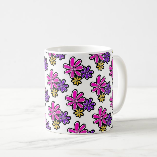 Moment Blommigt Mugg (Framsida höger)