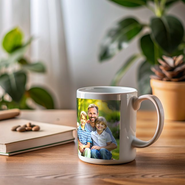 Moment i Pappa: Anpassningsbar Photo Kaffemugg (Skapare uppladdad)