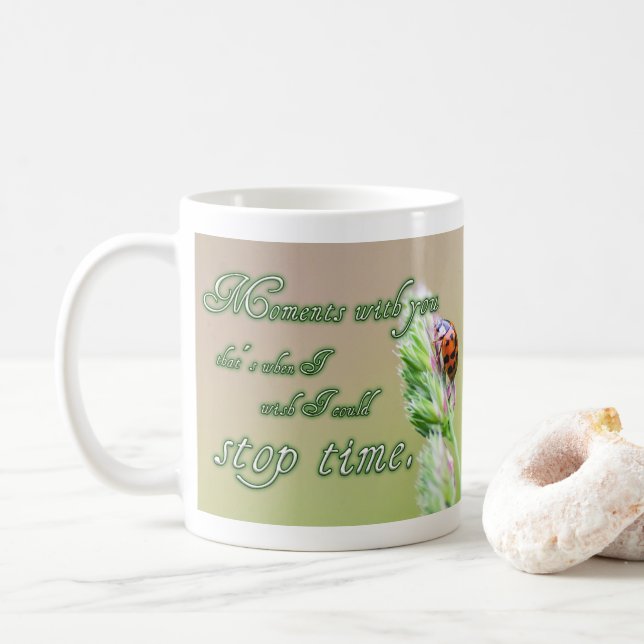 Moment med dig stopptid! kaffemugg (Med munk)