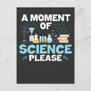 Moment of Science Funny Chemistry Scientist Teach Vykort