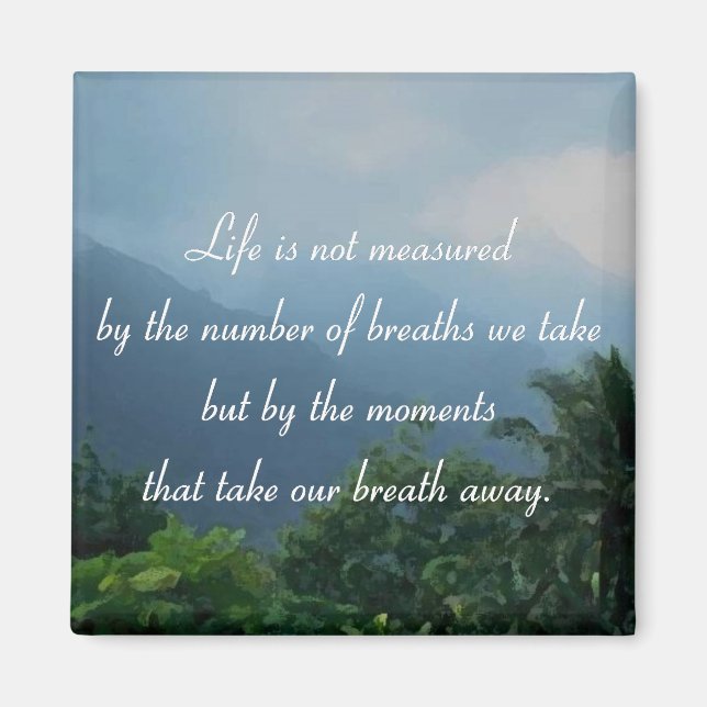 Moment som tar vår andning bort magnet (Framsidan)