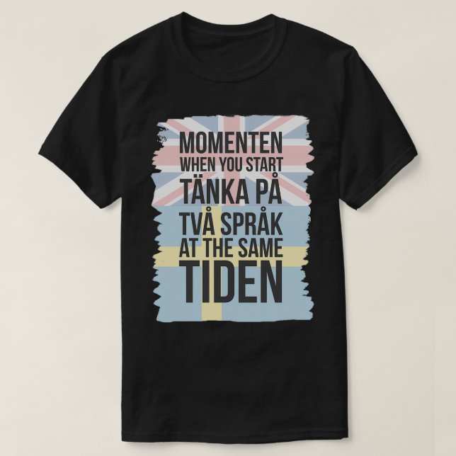 Momenten Brit Version T Shirt (Design framsida)
