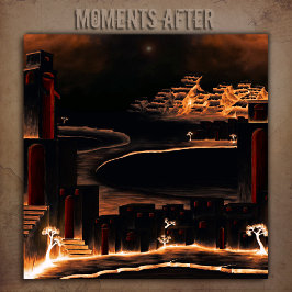 "Moments After" - mystisk kristallkonst. Canvastryck
