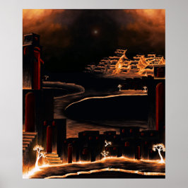 "Moments After" - mystisk kristallkonst. Poster