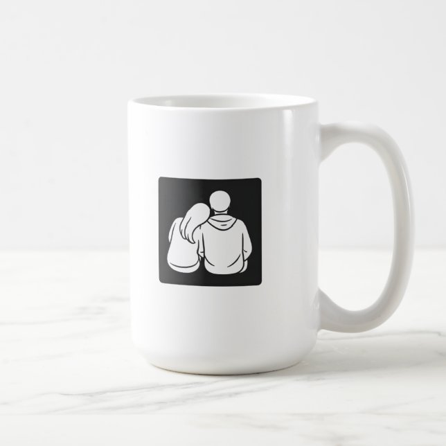 Moments Pass, Memories Stay – Minimalist Quote Cla Kaffemugg (Höger)