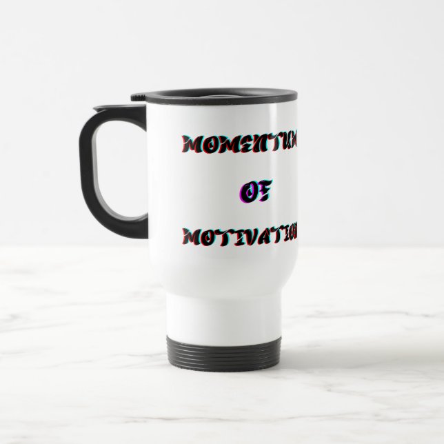 Momentum av lyckade resultat resemugg (Vänster)