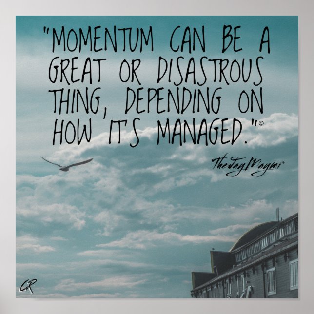 ’Momentum’ Poster (Framsidan)