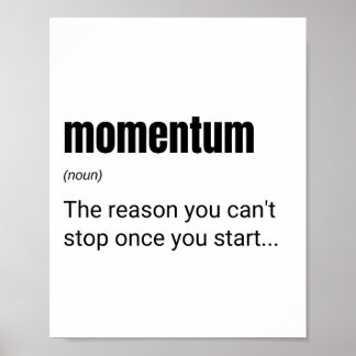 Momentumdefinition för entreprenörer och ledare poster