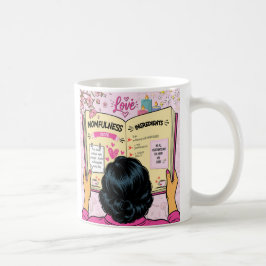 Momfulness Receptbok Söt Serieteckning Konst Kaffemugg
