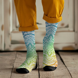 Momijigari Mandalal Crew Socks