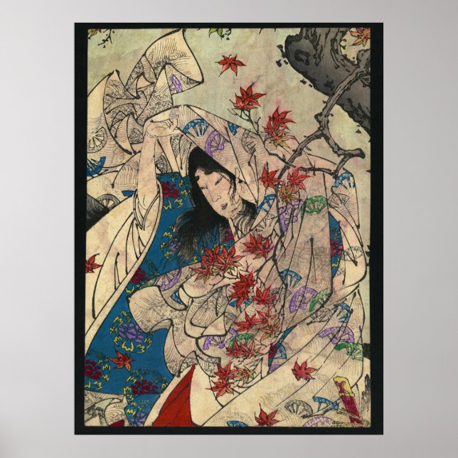 Momijigari Yoshitoshi Taiso Poster (Framsidan)