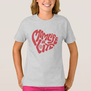 Momlife är Lit Lit Lunt Moderskap Mamma Mors dag T Shirt