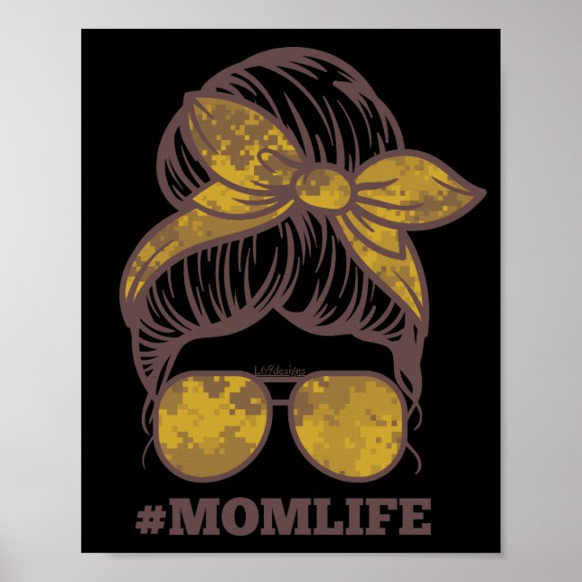#MOMLIFE lustig mors dag-presentidé Poster (Framsidan)