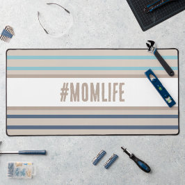 Momlife turcoise blue och beige