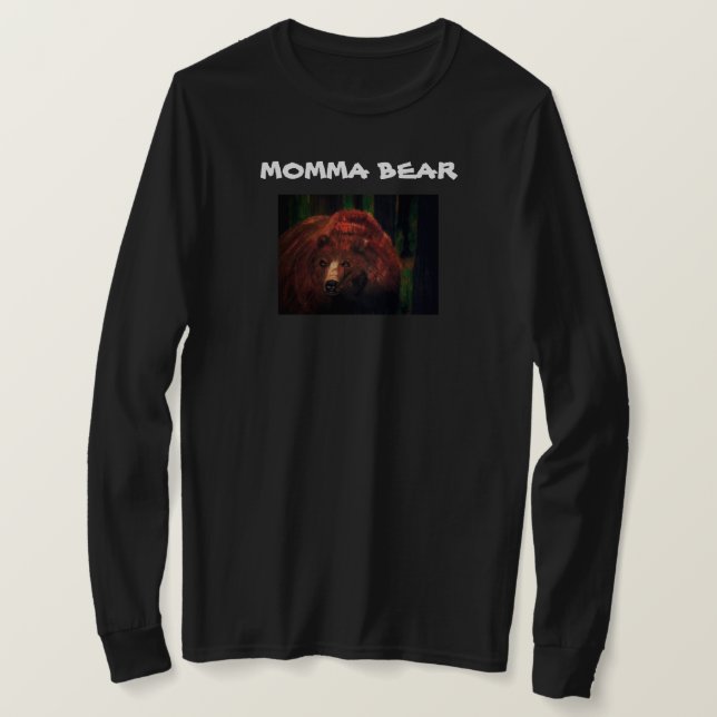 MOMMA BEAR-garanti T Shirt (Design framsida)