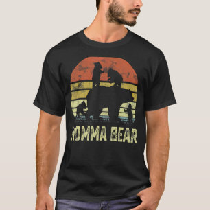 Momma Bear Matching Family Unge 4-barn Mors dag T Shirt