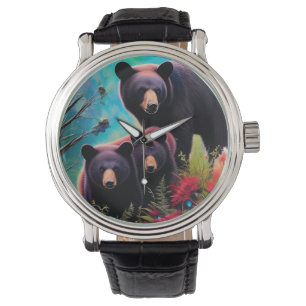 Momma Bear och unge Armbandsur
