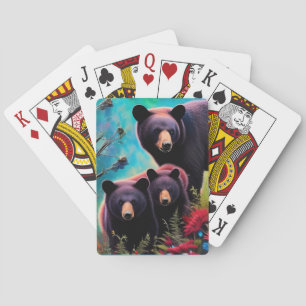Momma Bear och unge Casinokort