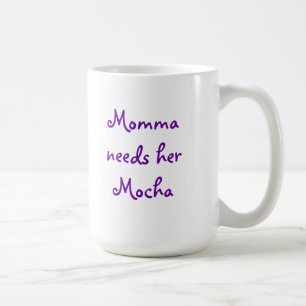 Momma behöver mocka kaffemugg