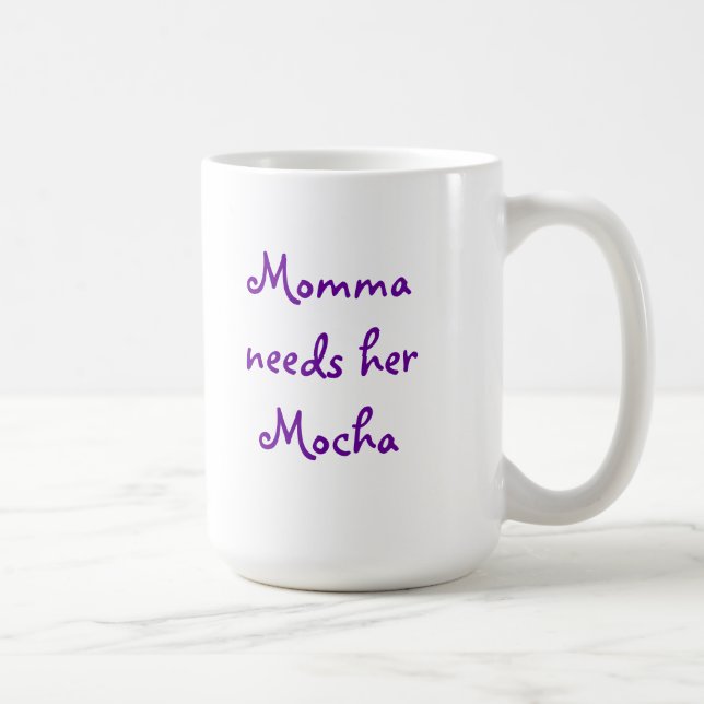 Momma behöver mocka kaffemugg (Höger)