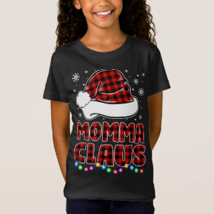 Momma Claus Funny Grandma Matching Family Christma T Shirt