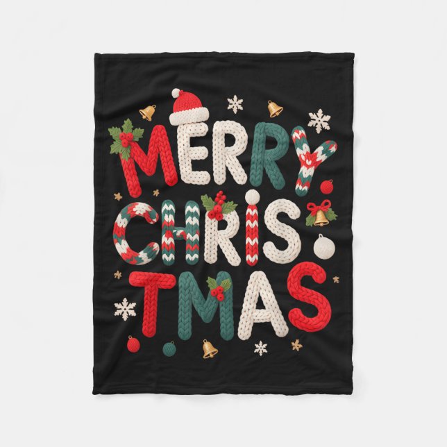 Momma Farm Cow Birthday Boy Matching Family Party  Fleecefilt (Framsidan)