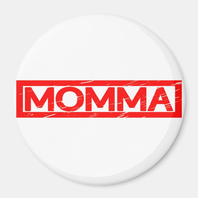 Momma Frimärke Magnet (Framsidan)