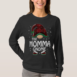 Momma Gnome Buffalo Play Matching Family Christma T Shirt