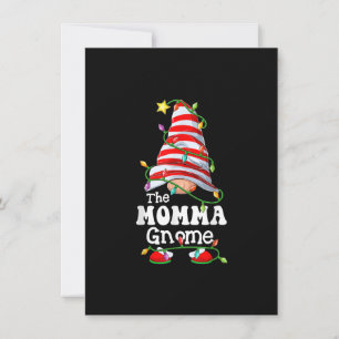 Momma Gnome Matching Family Group jul Party Inbjudningar