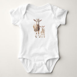Momma och Baby Goat Kid, Baby Shower, Baby Gift T Shirt